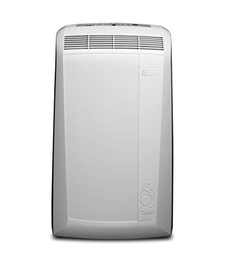 De'Longhi Pinguino Pacn77Eco Climatizzatore Portatile Silenzioso, Timer e Termostato, 3 Livelli, Potenza Frigorifera 8.200 Btu/H, Deumidifica, Maniglie e Rotelle, 2100W, Bianco, 75 x 44.9 x 39.5 cm