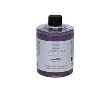 Ricarica per diffusori Luxury AB AlessioBoltri 500 ml, profumazione Lavanda
