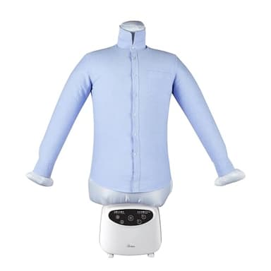 Ardes ARMST02D Stira Camicie Automatico BLOWY D Manichino Asciugatura e Stiratura Magliette, Camicette, Ferro da Stiro Verticale 2 in 1 Asciuga Senza Pieghe con 4 Clip Peso, Timer e Display Digitale