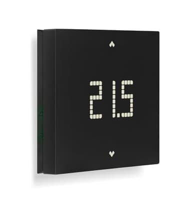 Vimar 02912.G Termostato Wi-Fi per controllo locale o remoto di riscaldamento e condizionamento installazione a parete, nero