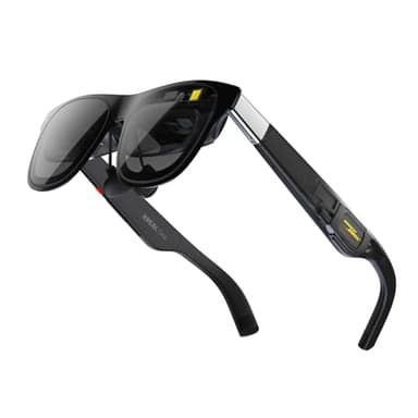 XREAL One AR Occhiali with X1 Chip, Native 3 DoF, 147" 50°FOV 120Hz HD Display, Audio Rinomato, 3 Adjustable Lens Transparency, Compatibili con iPhone 16/15, Steam Deck, ROG, Mac, PC, Android & iOS