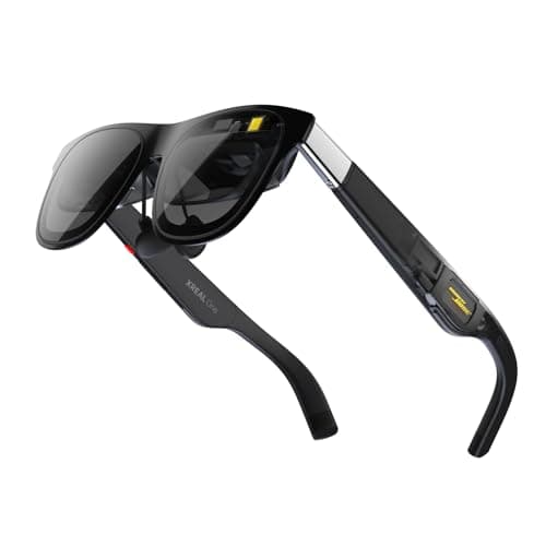 XREAL One AR Occhiali with X1 Chip, Native 3 DoF, 147" 50°FOV 120Hz HD Display, Audio Rinomato, 3 Adjustable Lens Transparency, Compatibili con iPhone 16/15, Steam Deck, ROG, Mac, PC, Android & iOS