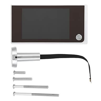 3.5 "LCD Porta Elettronica Spioncino Macchina Fotografica 120 Gradi Campanello Digitale A Bassa Potenza Spioncino Ampio Angolo di Casa Camera Monitor di Sistema per Casa Appartamento