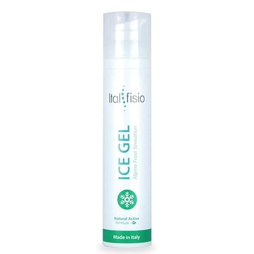 ITALFISIO Ice Gel Pomata Antinfiammatoria Forte - Effetto Ghiaccio per Dolori Muscolari, Articolari e Distorsioni - Sollievo per Gambe Gonfie e Piedi - Migliora il Drenaggio dei Liquidi 100ml