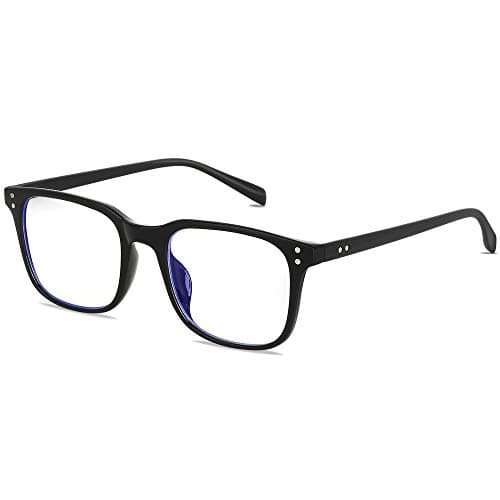GIMDUMASA Occhiali Antiriflesso Anti Filtro Luce Blu Blue Per UV PC Gaming Computer Uomo Donna GI799(Nero)