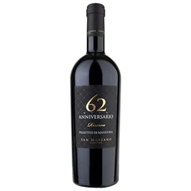CANTINE SAN MARZANO PRIMITIVO DI MANDURIA RISERVA 62 VINTAGE 2018 ANNIVERSARIO 75 CL