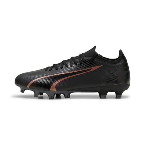 PUMA Ultra Match Fg/AG, Soccer Shoe Unisex-Adulto, Black Copper Rose, 43 EU