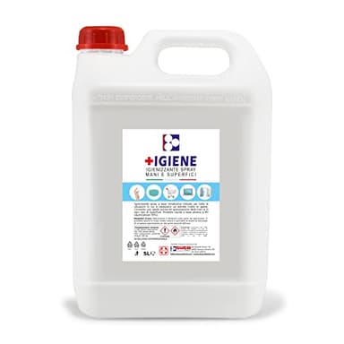 Spray Igienizzante mani e superfici 5L +IGIENE Professionale