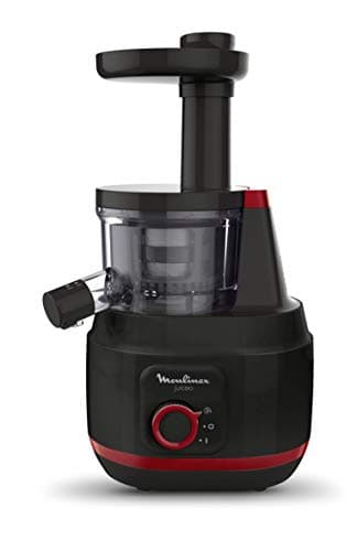 Moulinex ZU150810 Estrattore di Succo a Freddo, Facile da Pulire, Lavabile in Lavastoviglie, 150 W, 0.8 Litri, Plastica, Nero