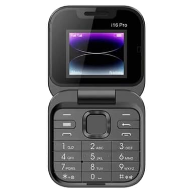 Telefono cellulare senior_ per anziani con design a conchiglia pieghevole ricaricabile,Telefono cellulare con batteria da 1000 mAh, telefono cellulare per anziani