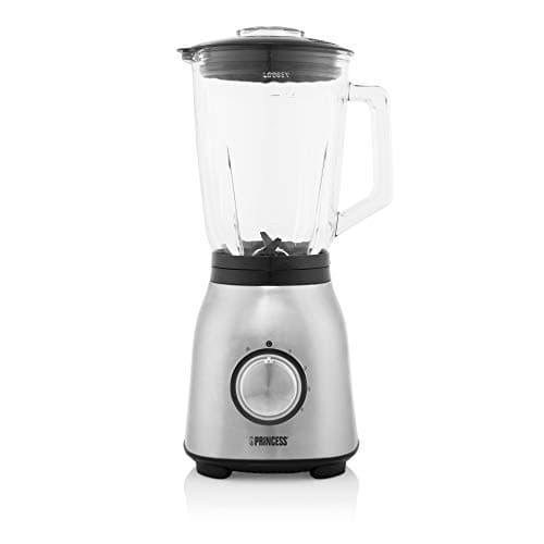 Princess 01.212091.01.001 Frullatore Elettrico da Tavolo, 1000 W, 1.5 Litri, Inossidabile, 4 velocità, Acciaio Inox Spazzolato