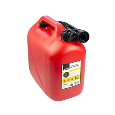 BIKAIN Tanica Benzina - 10 Litri - Realizzata in Polietilene - Taniche Carburante Resistente agli Additivi dei Combustibili - con Tubo Flessibile - Certificata Un - Modello B5ECO