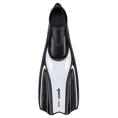 Mares Aquazone Manta, Pinne da Snorkeling Adulto - Unisex, Bianco, 40