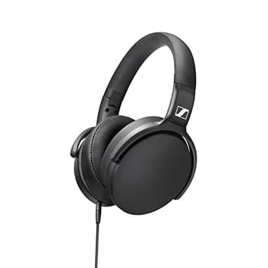 Sennheiser Hd 400S Cuffia Microfonica Circumaurale Con Comandi Remoti, Jack 3,5 Mm, Nero, Cablato