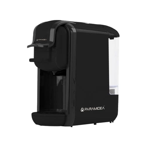 PYRAMIDEA Macchina per Caffè Automatica 3 in 1 Nespresso Dolcegusto e Cialde da 0,6 L Colore Nero ICP31N