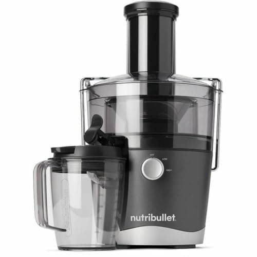 nutribullet Juicer, Estrattore di Succo a Freddo, Estrattore Frutta e Verdura, Estrattore Succo Frutta, Facile da Pulire, Vaschetta per Polpa da 1,5 L, NBJ100G