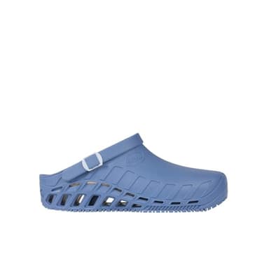 Scholl Clog Evo - Zoccoli Sanitari Professionali per Uomo o Donna, Ultra Leggeri, Comodi e Traspiranti, con Suola Antiscivolo, Soletta in Memory Removibile e Cinturino Rotante