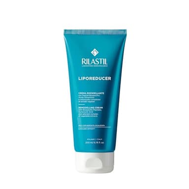 Rilastil Liporeducer Crema Modellante, Azione Rimodellate, Rassodante e Tonificante, Effetto Snellente, Texture Ricca e Cremosa, Confezione da 200ml