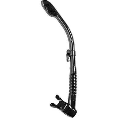 Cressi Dry, Snorkel Adatto per Snorkeling, Apnea e Immersioni Unisex – Adulto, Nero, Taglia Unica