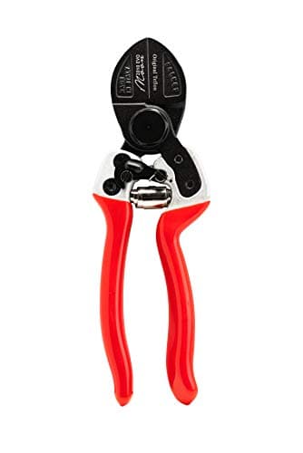 FALKET 2010 EVO Moon - Forbici per potatura professionali a doppio taglio,taglio centrale,lame teflonate ORIGINAL TEFLON,cm 21