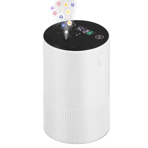 Diffusore di oli essenziali senza acqua per auto domestica, ricaricabile tramite USB, diffusore di oli essenziali, macchina per profumo, mini diffusore elettrico portatile, 1/2/3/4/6H/modalità