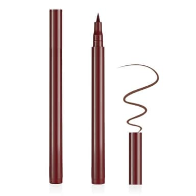 Aomig Liquid Eyeliner, Waterproof Eyeliner, 24H lunga Durata, Colore Intenso, Asciuga Rapidamente, Tattoo Liner Gel Pencil, Makeup per Occhi, Professionale impermeabile Eyeliner(10, Marrone, 1.6g)