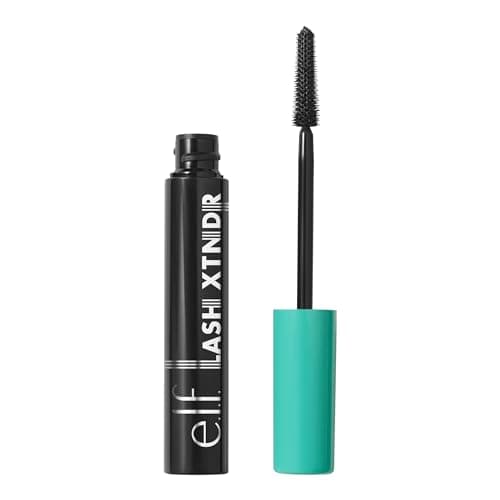 e.l.f. Lash XTNDR Mascara, modulabile a lunga tenuta, effetto ciglia finte, a prova di grumi e scaglie, prodotto vegano e non testato sugli animali, Soft Black