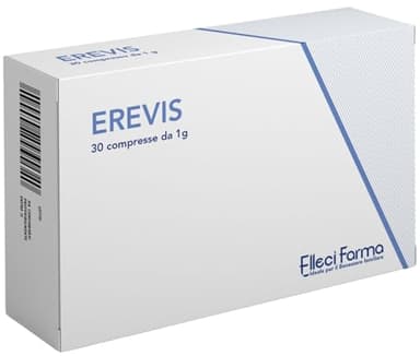 Erevis – Integratore Naturale per Aumento del Testosterone con Tribulus Terrestris – Supporto per Energia, Massa Muscolare e Libido – 60 Compresse - Elleci Farma