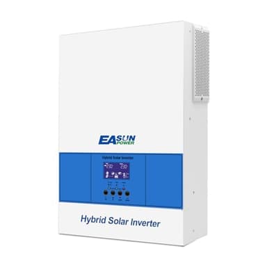 POWLAND 6200W Inverter solare ibrido, funziona senza batteria, funzione parallela, indipendente da rete Inverter onda sinusoidale pura 230V, ingresso PV 60-500V, per batterie da 48V, con Modulo WiFi