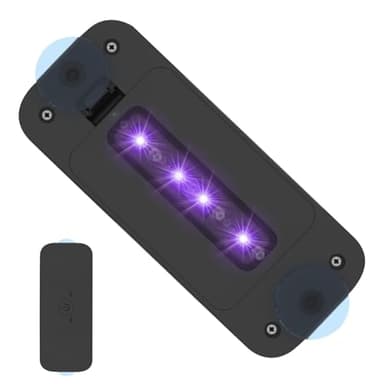 Luce UV Per La Riparazione Del Parabrezza - Luce UV Per La Riparazione Del Vetro 'auto | Lampada Per Polimerizzazione Automatica Della Resina Di Vetro Con 2 Ventose E Impostazioni Di Temporizzazio