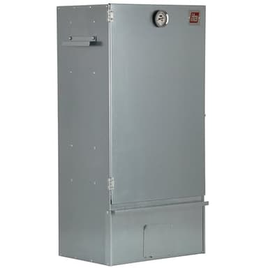 ITA Affumicatore 7005 - Armadio per affumicare premium in acciaio inossidabile con 3 ripiani 81 cm - Qualità Made In EU - Direttamente dal produttore - Fumatore per affumicatura a freddo e a caldo