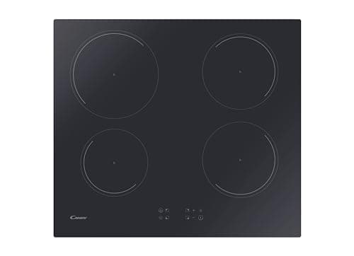 Candy Idea Piano Cottura a Induzione 4 Fuochi in Vetroceramica, Cottura Rapida con Funzione Booster, Power Management per Ottimizzare i Consumi, Blocco di Sicurezza, 59 x 52 x 6 cm, Nero - CITT642C/E1