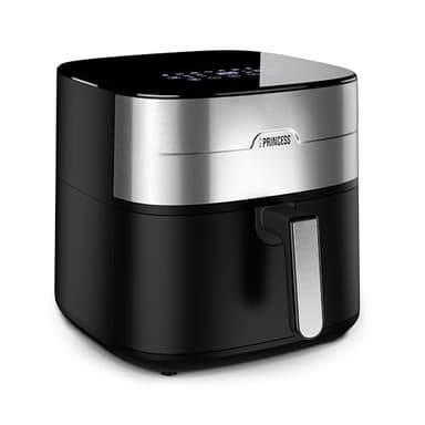 Princess Friggitrice ad aria - Due elementi riscaldanti - Senza BPA e PFAS - 8 L - Programmi pre-impostati - Temperatura e timer regolabili - 2 000 W - 182280