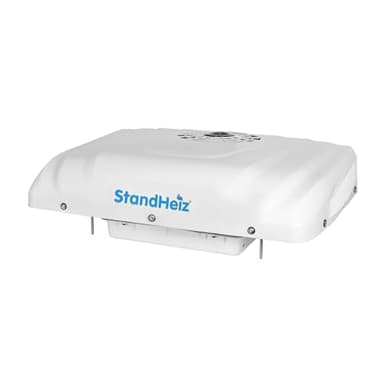 StandHeiz Parcheggio D'Aria Condizionata 12V DC, Refrigerante Condizionatore da Tetto, Elettrico Aria Condizionata per Camper, Escavatore, Trattore, Veicoli agricoli, Bianco