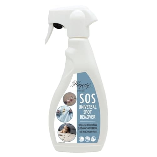 Hagerty SOS Spot Remover Smacchiatore spray per tessili 500 ml I Spray detergente per tessuti efficace su tappeti cuscini materassi mobili imbottiti sedili I Spray smacchiante per tessuti lavabili