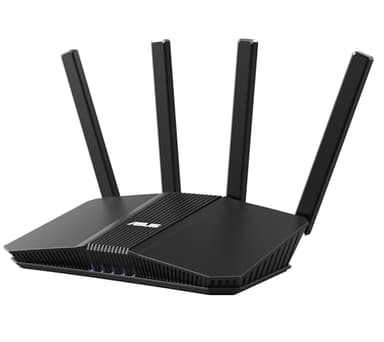 ASUS RT-BE58U Router Estendibile WiFi 7 AiMesh, 4K-QAM, MLO, AI WAN/LAN 2,5G, 4 Porte 1G, Sicurezza di Rete, Parental Control, Rete IoT, VPN, Nero