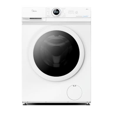 Midea MF10EW70B Lavatrice Slim Carica Frontale, 7 kg, 1400 Giri, Classe A, Vapore, Motore BLDC, Programma Rapido, Varie Temperature dell'Acqua, White