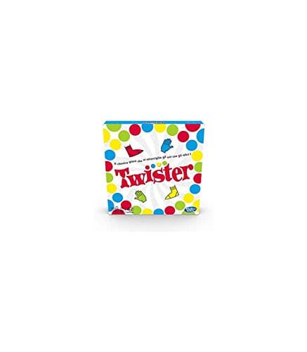 Hasbro Gaming Twister Gioco in Scatola, Giocattoli per Pasqua, Include 1 Tappeto Twister, 1 Ruota e le Istruzioni, Versione 2020 in Italiano, Multicolore