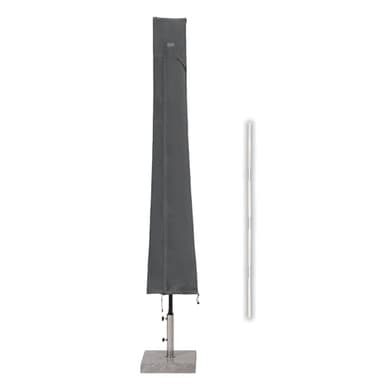 Sekey Telo protettivo per ombrellone con asta, copertura per ombrellone da giardino Ø 400 cm/240 x 330 cm, con aperture di ventilazione, copertura per ombrellone di mercato/balcone, impermeabile