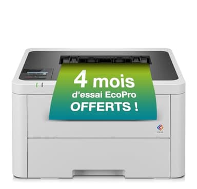 Brother HLL3220CWE EcoPro Stampante LED a Colori, 18 ppm Mono e Colore, 256 MB, Wi-Fi e USB a 5 GHz, Vassoio carta da 250 fogli, Pannello di controllo LCD a 1 riga