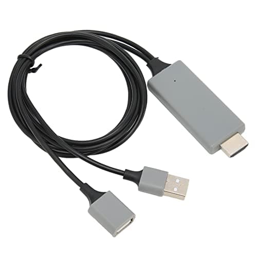 Adattatore USB Femmina a Hdmi, Adattatore Cavo HDTV USB Femmina a Hdmi Maschio Adattatore Hdmi Maschio a USB Femmina con Adattatore Cavo di Interfaccia Multimediale HD 1080P per