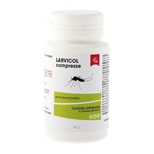 LARVICOL COMPRESSE 50 GR insetticida larvicida contro zanzara, zanzara tigre