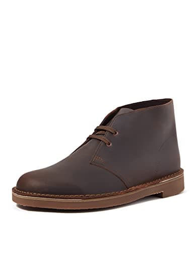 Clarks Bushacre 3, Stivali Uomo, Marrone Dark Brown Leather, 42 EU