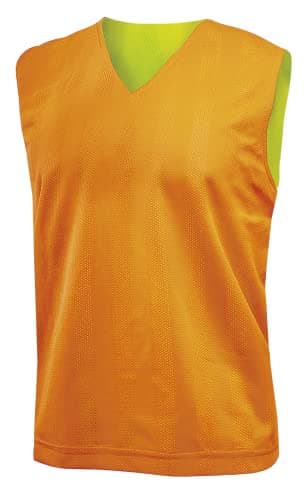 Sportika 10 Casacche NO LOGO Mod. STRIPE DOUBLE FACE Taglia SENIOR Pettorina Fratino Casacca Allenamento Calcio Calcetto Basket Rugby Atletica