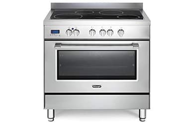 DELONGHI PRO 96 MX IN ED CUCINA LIBERA INSTALLAZIONE PIANO INDUZIONE 4 ZONE FORNO ELETTRICO FUNZIONE PANE PIZZA 90x60xH86/92 INOX