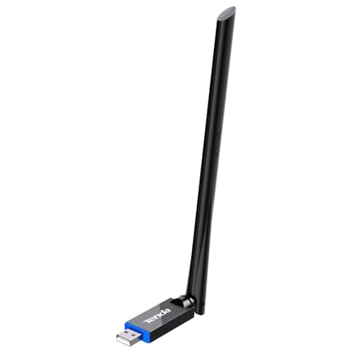 Tenda Adattatore WiFi 6 USB U11 Pro, Dual-Band AX900 Chiavetta WiFi per PC Fisso, High-Gain 6dBi Antenna WiFi Esterno, AP Mode, MU-MIMO, WPA2, Compatible with Windows7/10/11/Linux, USB 2.0