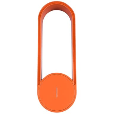 Ieron Purificatore d'Aria Negativo, elimina Polvere e Fumo con USB Portatile Silenzioso, purificatore d'Aria Portatile per Camera da Letto, casa, Polvere e Fumo (Arancione)