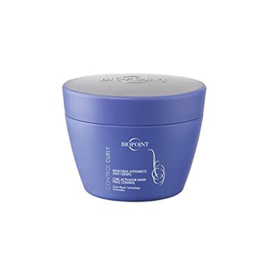 Biopoint Control Curly - Maschera Attivaricci, Districa e Nutre i Capelli Ricci, Azione Rigenerante e Protettiva Contro Effetto Crespo, Dona Morbidezza e Tonicità, 200 ml