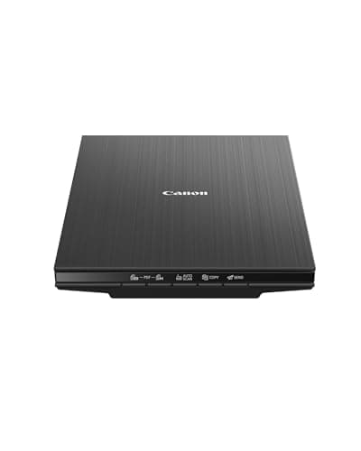 Canon LiDE 400 Scanner Documenti e Fotografico Piano (Nero) - Design Salvaspazio, Porta USB Type-C, Facile da Usare - Ideale per la Casa o l'Ufficio