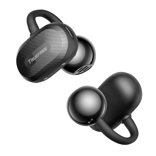 truefree C10 Auricolari Wireless Clip-On Open-Ear, Bluetooth 5.4, Suono Spaziale con Driver 12mm, 28 Ore Autonomia, IPX5 Impermeabili, Chiamate Nitide AI-ENC, App Personalizzabile
